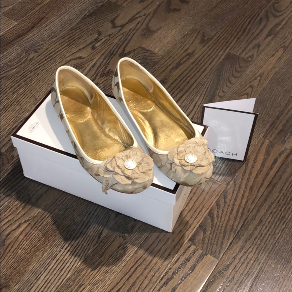 Coach ballet flats